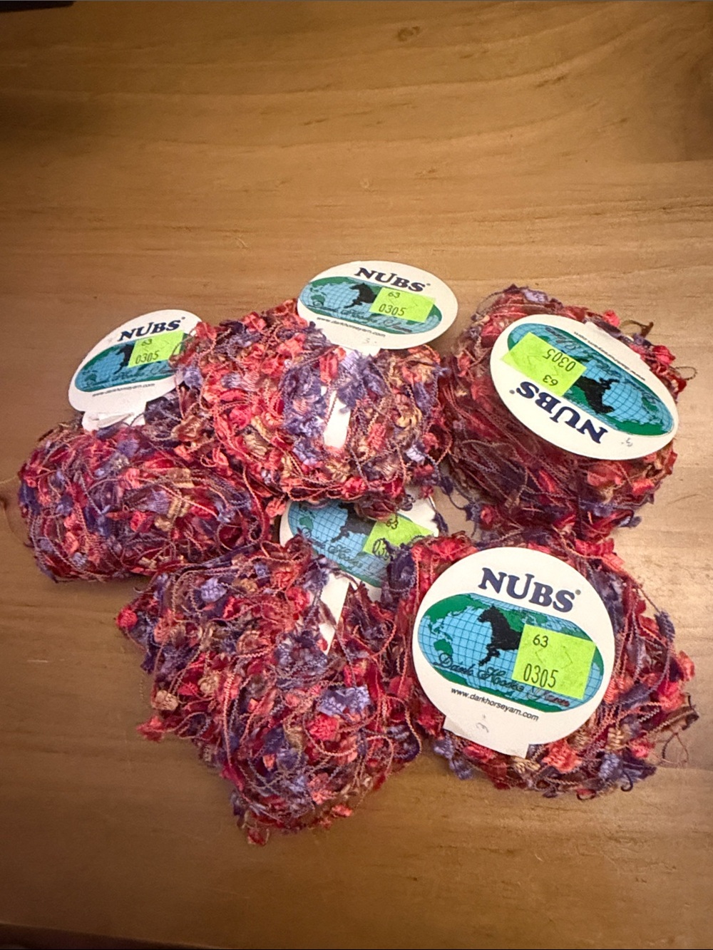 NWT! Nubs Butterfly Yarn by Dark Horse | 5 Skeins